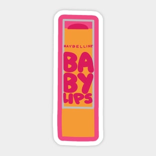 Aesthetic Lip Balm Trendy Sticker